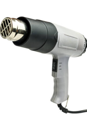 Electric heat gun isolated on white background