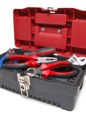 Toolbox isolated over a white background